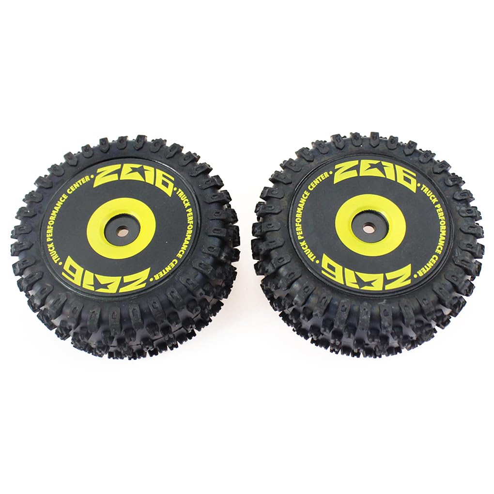 YIXANNX 2 Pieces 1/14 Remote Control Cars Rear Rubber Tyre Upgraded Replace Parts Tires Kit Replacement for WLtoys 144010