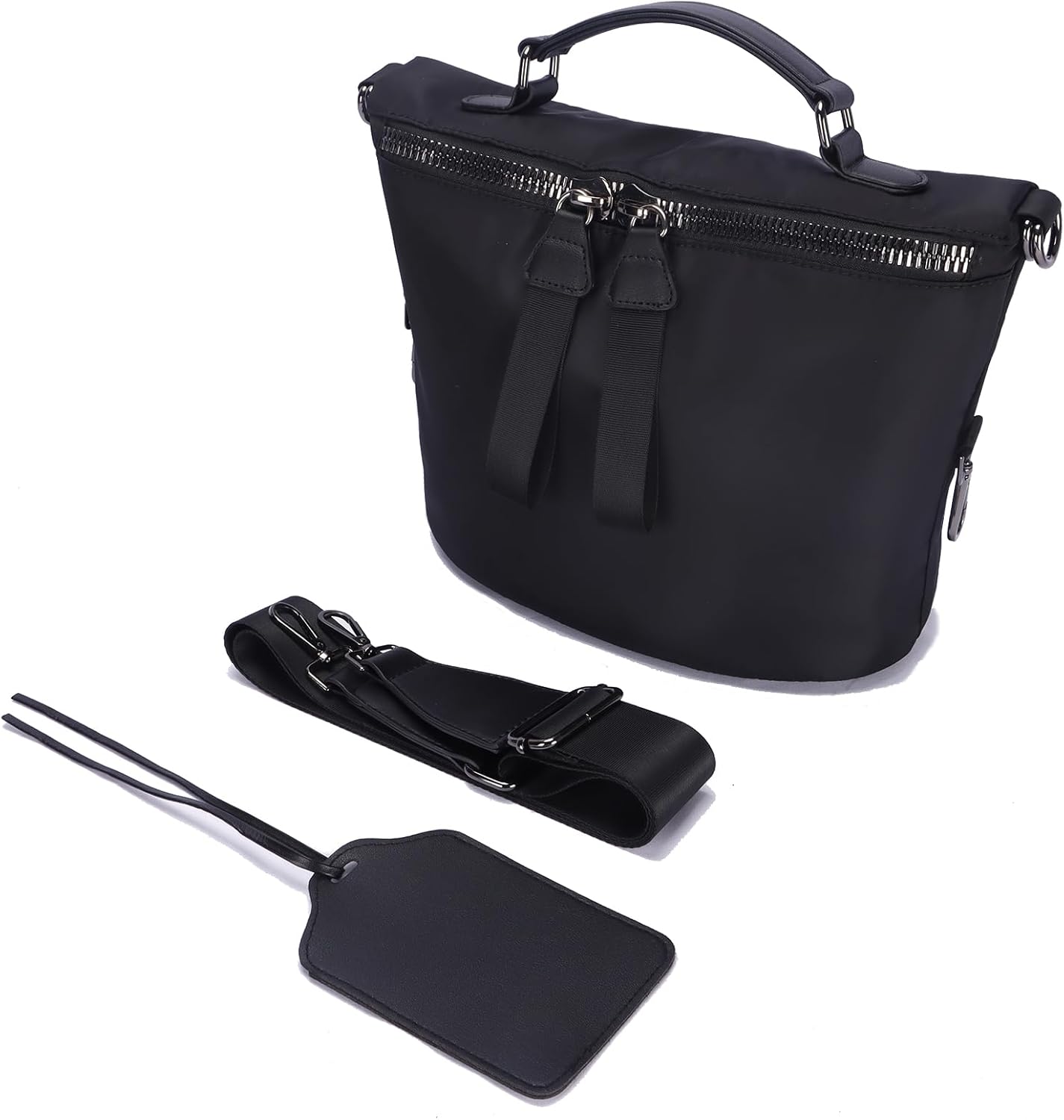 Nylon Crossbody bag with Card Holder Shoulder Bag for Daily Women Lightweight Tote bag for Shopping | Nylon, Card Holder, Daily, Lightweight, Shopping - Image 2