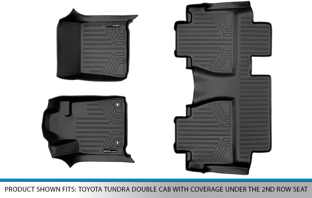 MAXLINER Floor Mats 2 Row Liner Set for 2014-2021 Toyota Tundra - Image 5