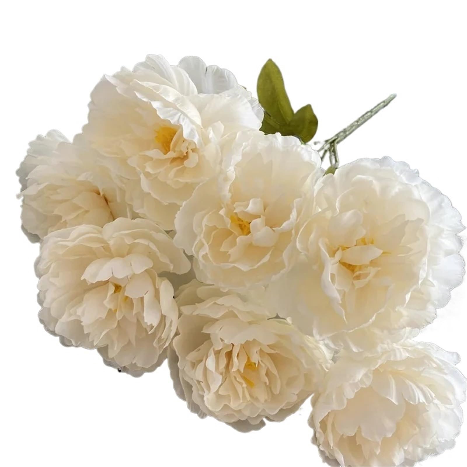 LuoAXINN Artificial Flower Branches 5 Pcs Simulation Seven Peony Silk Flowers Bouquet Home Living Room Wedding Decoration(Color3)
