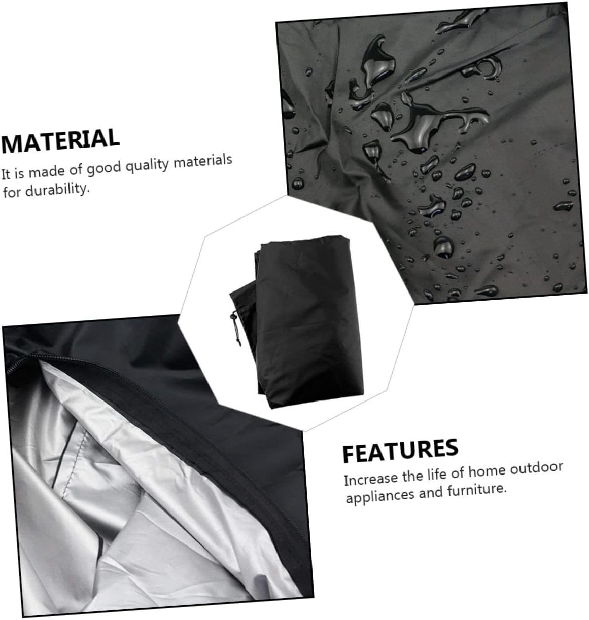 Patio Heater Cover Waterproof Outdoor Protective Cover for Yard and Garden UV Protection and Dust Resistance