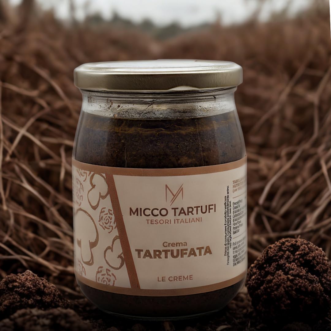 Crema Tartufata (Tuber Aest. Vitt.) - 500g - Pronta all'uso - Gourmet - Made in Italy