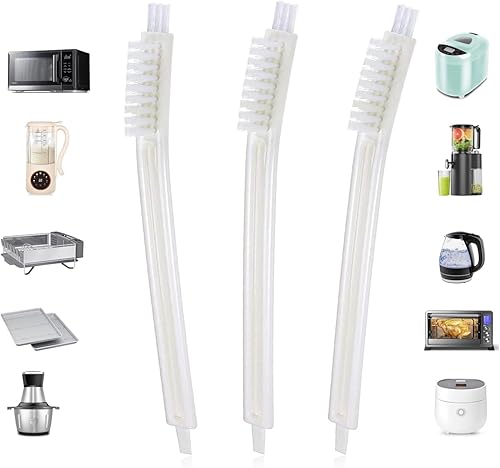 Pequeños cepillos para limpiar, juego de herramientas de limpieza de hendiduras para exprimidor de pista, tostadora, fregadero, azulejos, rallador