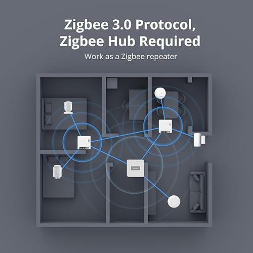Miniatura 3 de SONOFF ZBMINI ZigBee Mini interruptor de luz inteligente (2 vías), compatible con Alexa, SmartThings Hub, Google Home y SONOFF ZBBridge, requiere
