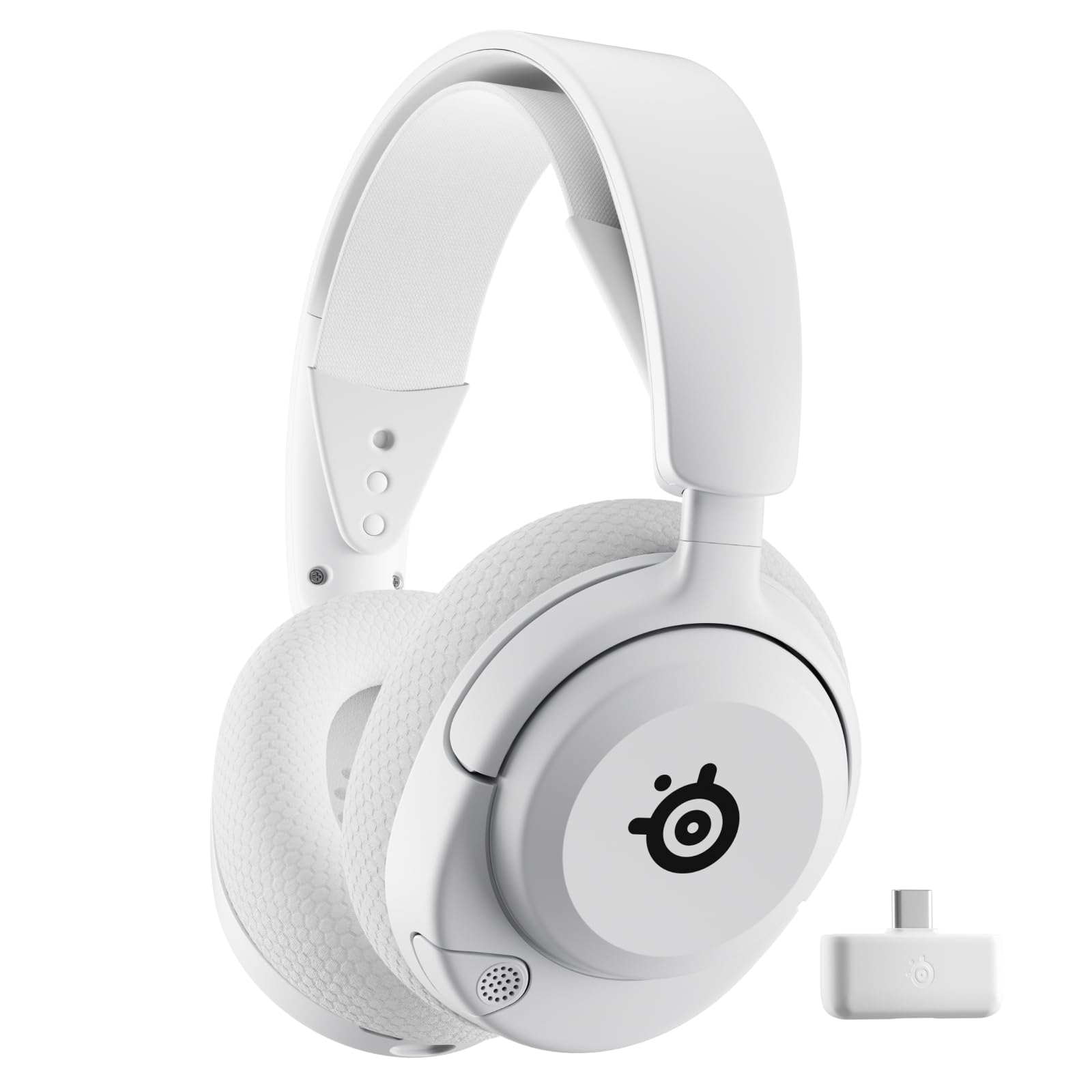 SteelSeries Arctis Nova 5P Wireless ve Bluetooth Kablosuz Oyuncu Kulaklığı Beyaz