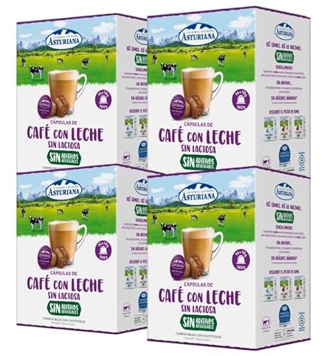 Central Lechera Asturiana Cápsulas de Café con Leche Desnatada Sin Lactosa, 4 x 16 cápsulas | Ya disponible en tu tienda friki favorita! En mundofriki.es! Central Lechera Asturiana Cápsulas de Café con Leche Desnatada Sin Lactosa, 4 x 16 cápsulas | Ya disponible en tu tienda friki favorita! En mundofriki.es!