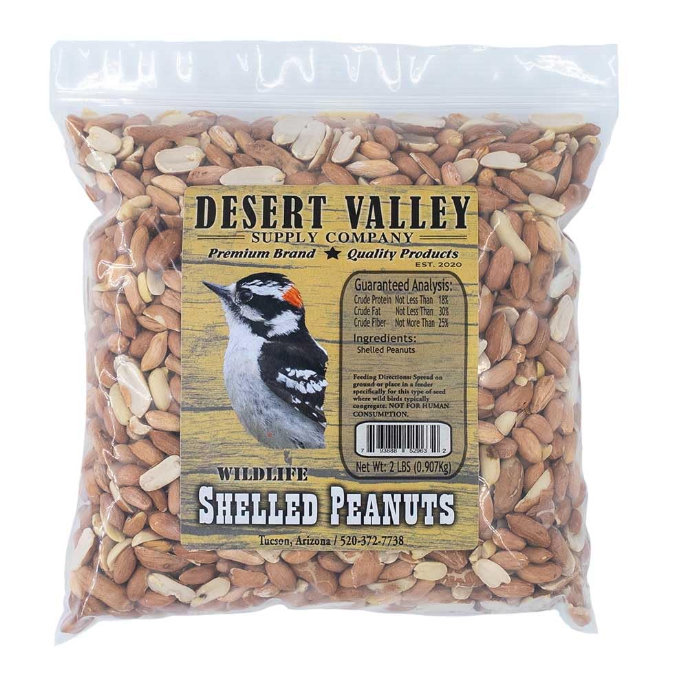 Desert Valley Shelled Peanuts 2 Pounds