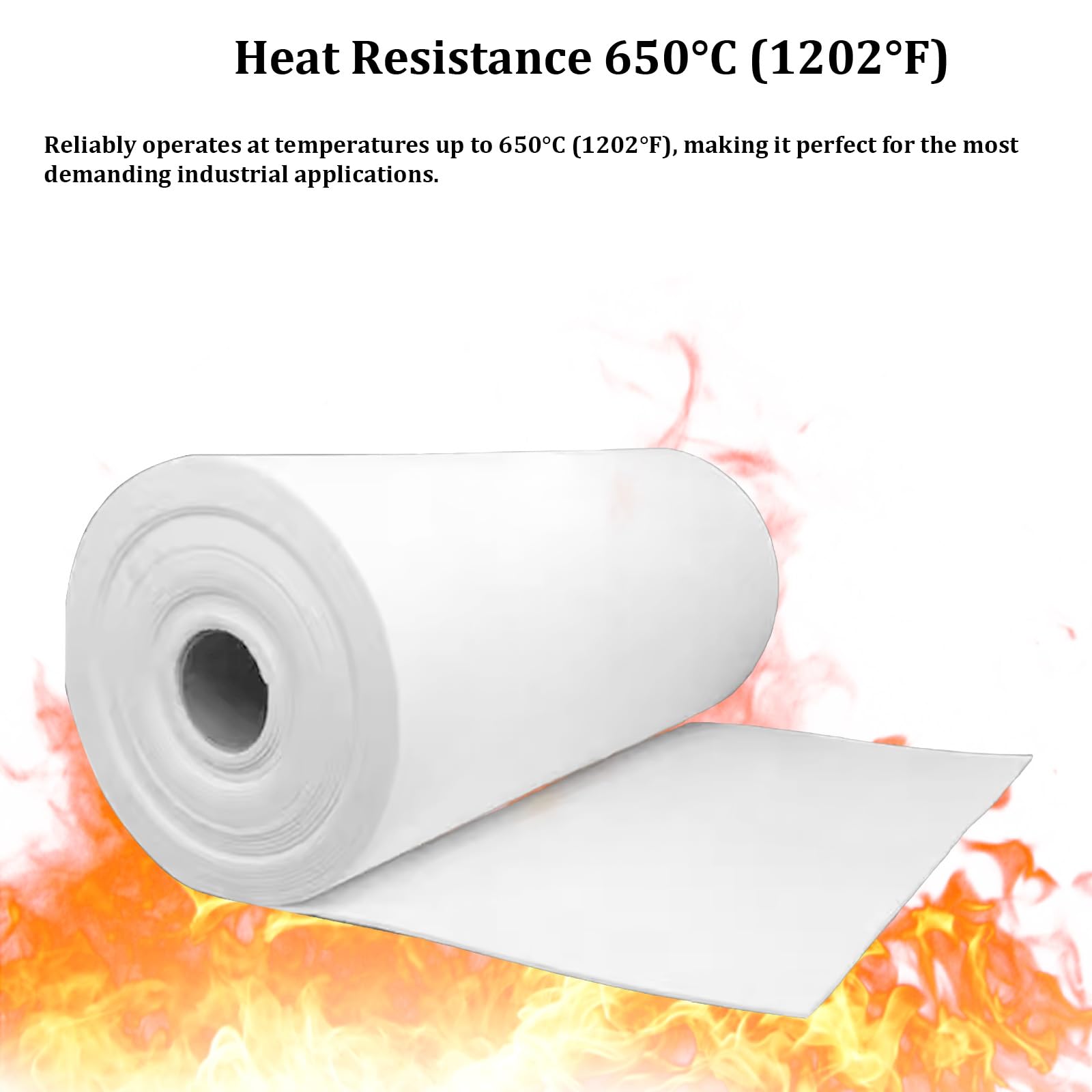 1200F Feuerfeste Isolierdecke, Nano-Aerogel Matte, Hochtemperatur Isolierung Material Baumwolldecke(50X50cm(19.6x19.6in),Thickness: 3mm)