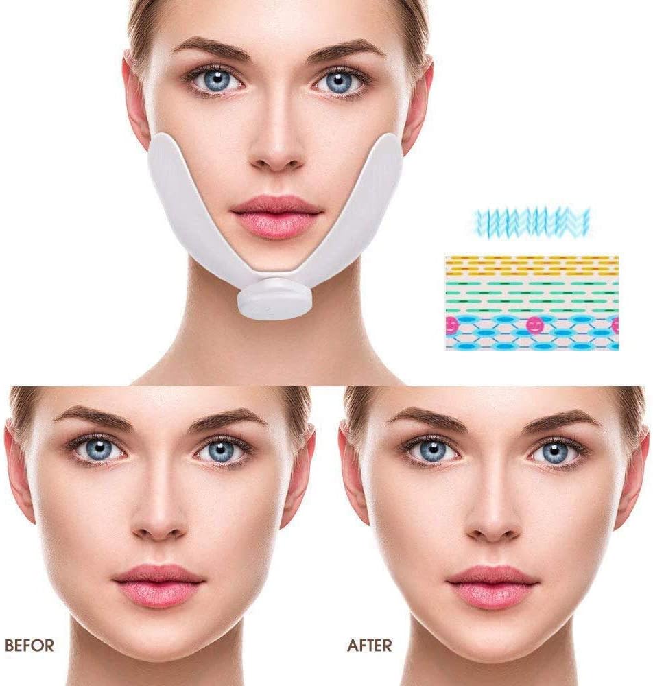 healthgood Microcurrent Face Massager, V Face Slimming Beauty Equipment, Facial Skin Care Lifting Tighten Anti-Wrinkle, Facial Toner Improves Facial Contour and Skin Tone : Beauty & Personal Care