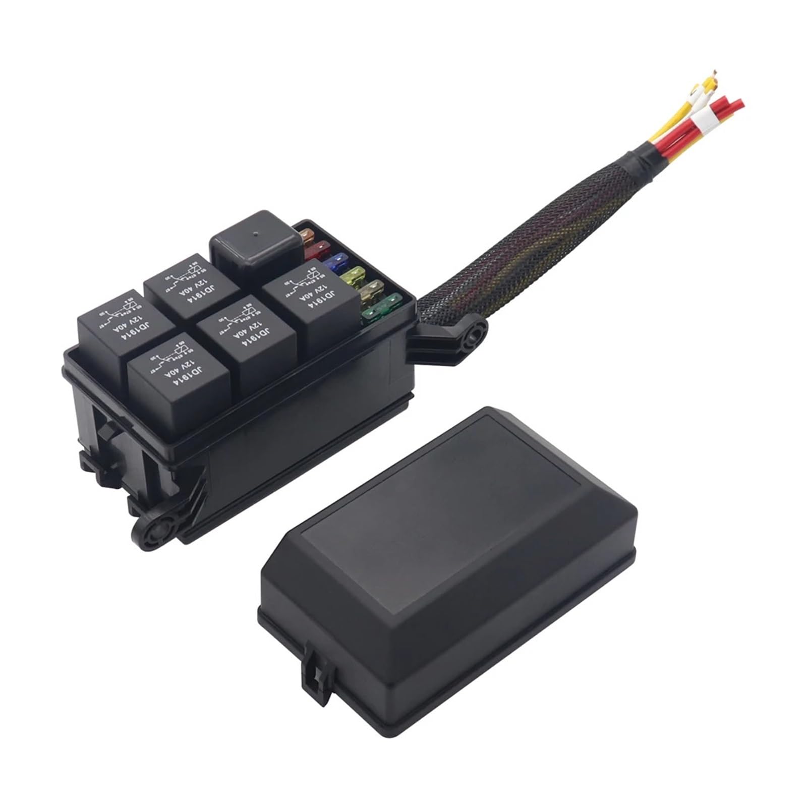 Relais 12V 40A de boîte de fusibles pré-câblée pour protection auto
