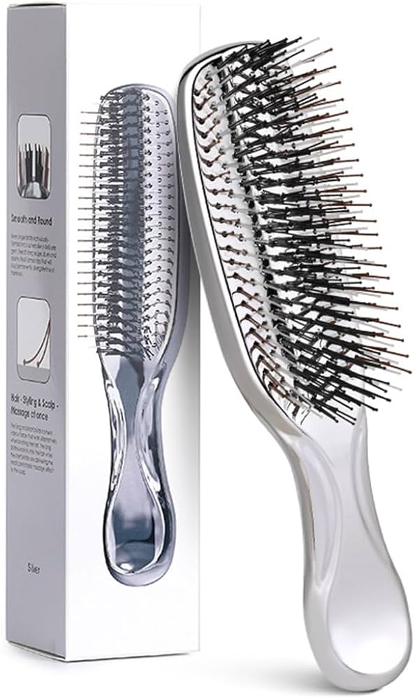 Amazon | ヘアブラシ くし スカルプブラシ 頭皮ブラシ 乾湿両用 髪の毛