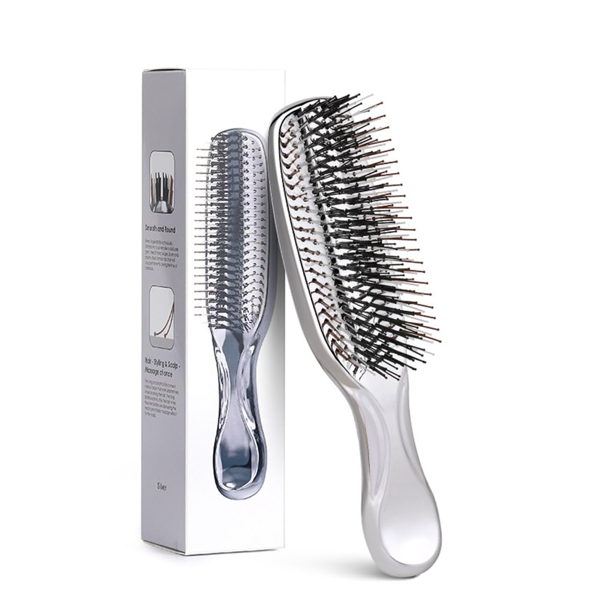 Amazon | ヘアブラシ くし スカルプブラシ 頭皮ブラシ 乾湿両用 髪の毛