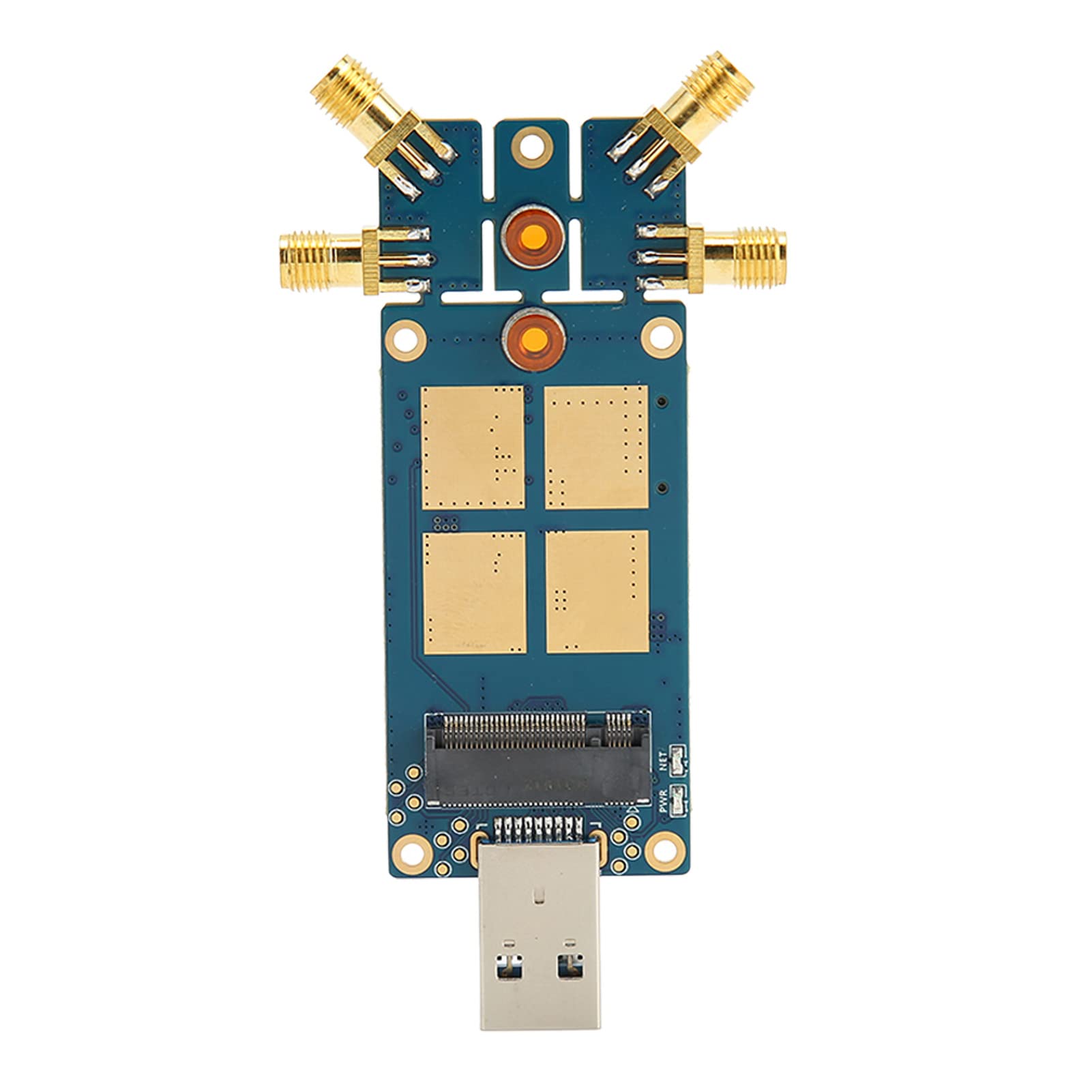 5G DONGLE Erweiterungskarte, USB3.1 zu M.2 Key B Karte 4 Antennen 5G DONGLE WiFi Karte für 5G Modul Laptop Internet