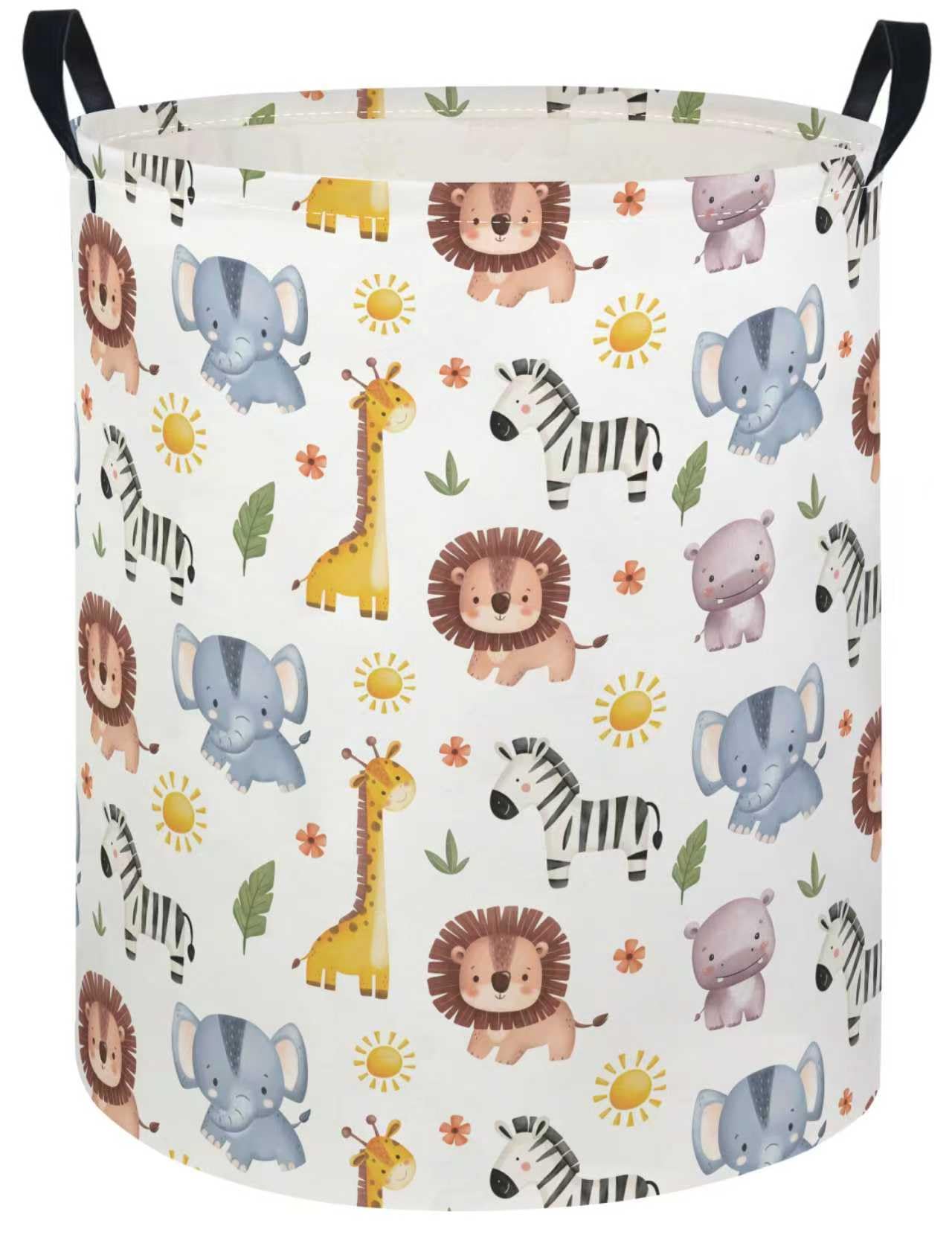 Baby Laundry Hamper kids laundry Basket Waterproof Laundry Bag for Bedroom Clothes Organizer Room Décor(Animal)