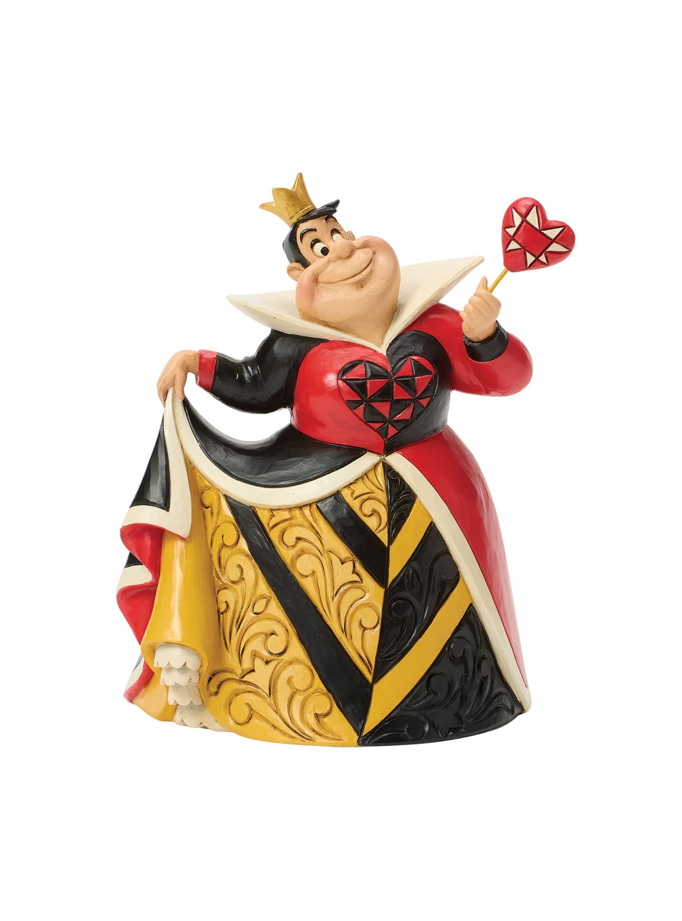 Disney Traditions Queen Of Hearts Personality Pose Figurine