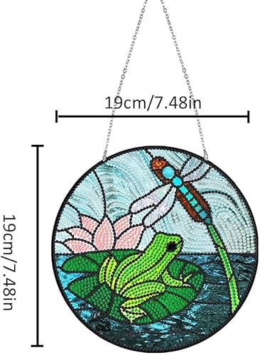 Miniatura 29 de DIY 5D Bee Diamond Painting Kits Hanging Sign Wall Art Sign Bee Diamond Art Suncatcher Window Hanging Ornament Window Pendants Home Garden Wall Door