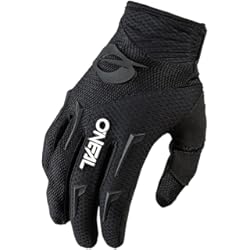 Guantes De Motoquero ONeal | Guantes de Motocross MX MTB DH FR Downhill Freeride | Materiales duraderos y Flexibles, Palma ventilada | Guantes de Elementos | Hombres | Negro Blanco | Talla M
