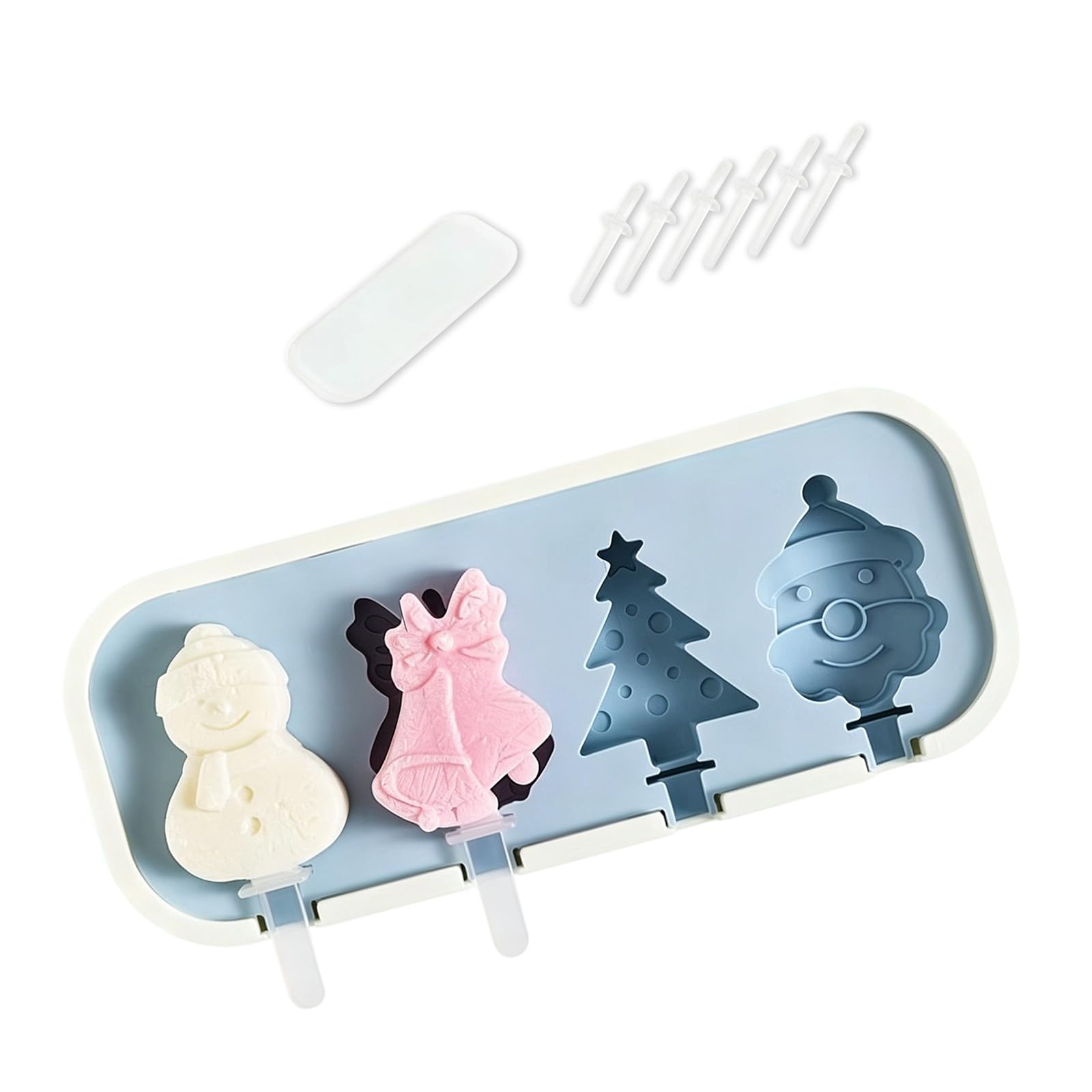 Oxxggkao Silicone Puddings Molds for Cold Dessert Enthusiasts Popsicles Maker Ice Cream Making Elastomer Ice Stick Mold