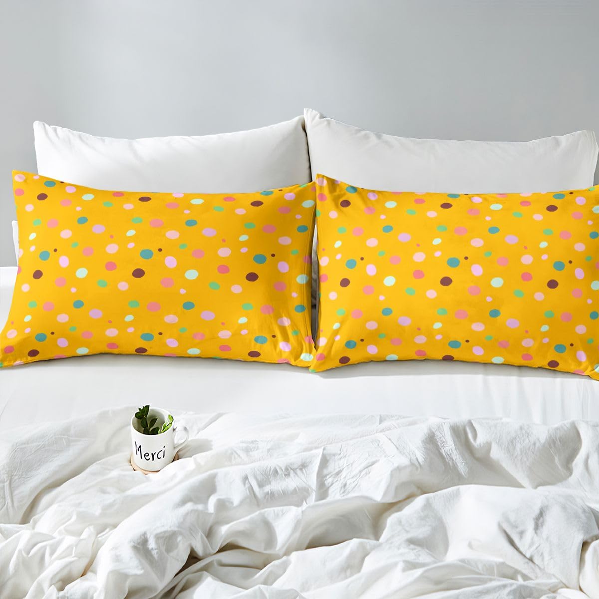 Homemissing Kinder Jungen MäDchen Orange Drap Housse 180x200cm