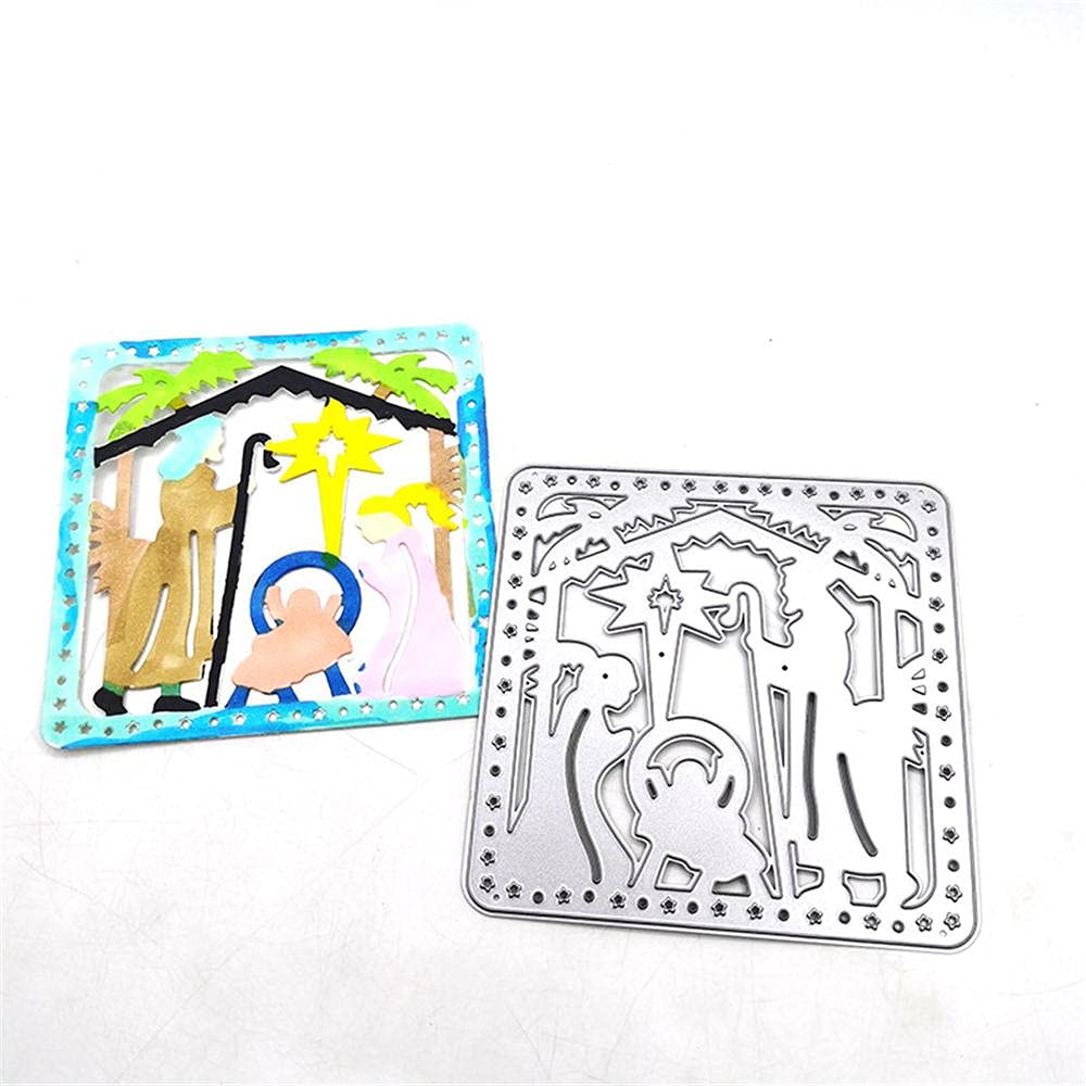 Fustella Metallica Pasquale Per Scrapbooking E Biglietti Fai Da Te - Formato 141x80mm - 4