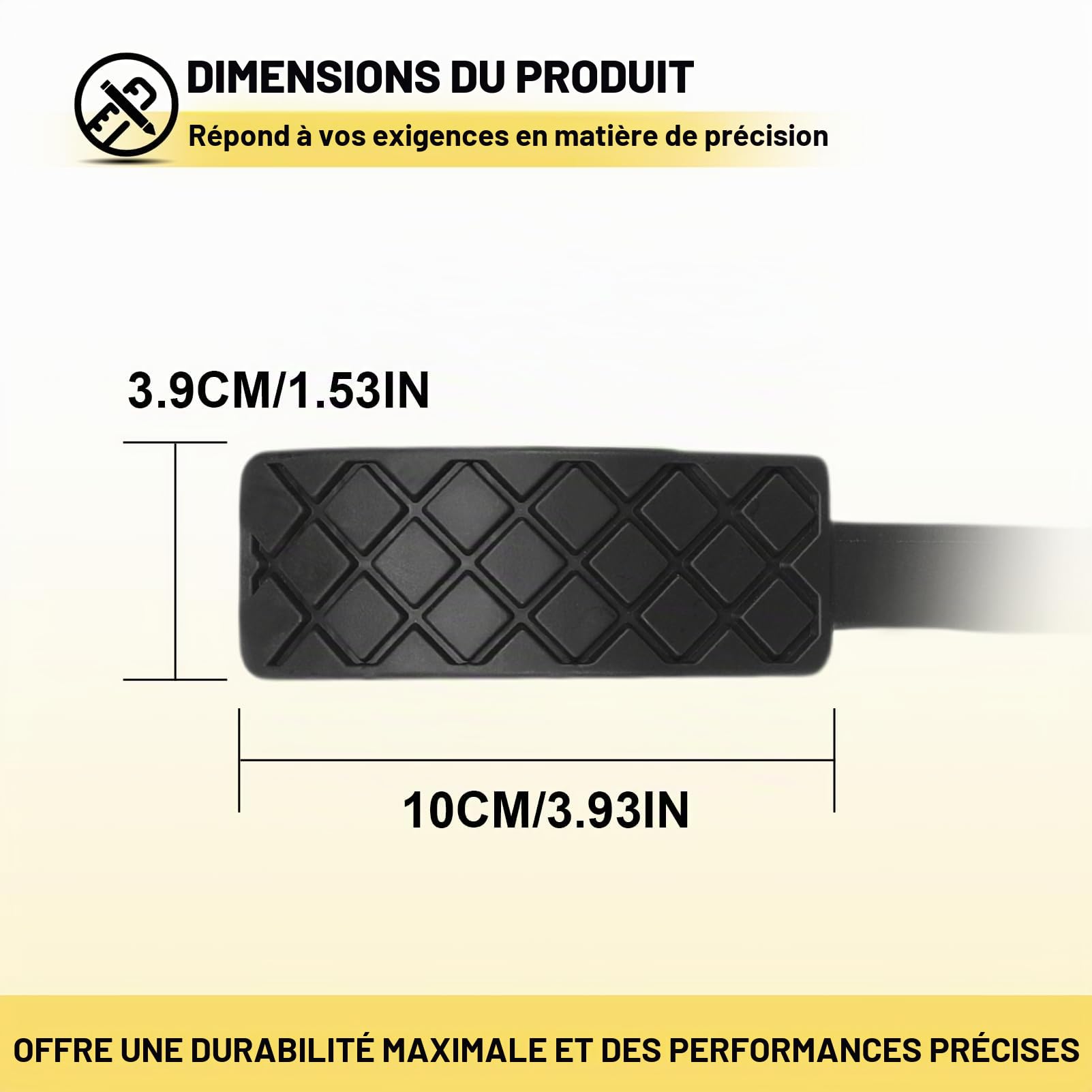 Pédale D'accélérateur 6Q1721503M compatible avec Polo 9N Golf IV Ibiza III Leon A3 Fabia Octavia, 1J1721503H