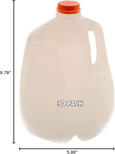 Miniatura 5 de EcoQuality Juice Containers - Botellas vacías de plástico para jugo con tapas a prueba de manipulaciones de 128 onzas, botellas de batidos, ideales