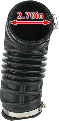 Miniatura 3 de AUTOKAY Manguera de admisión de aire del motor y abrazaderas para Chevrolet Aveo Aveo5 L4 1.6L 2009-2011 Filtro de filtro de entrada Manguera de