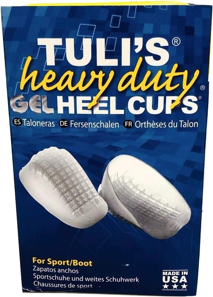 Tuli's® Heavy Duty GEL Heel Cups™ Regular Health & Household