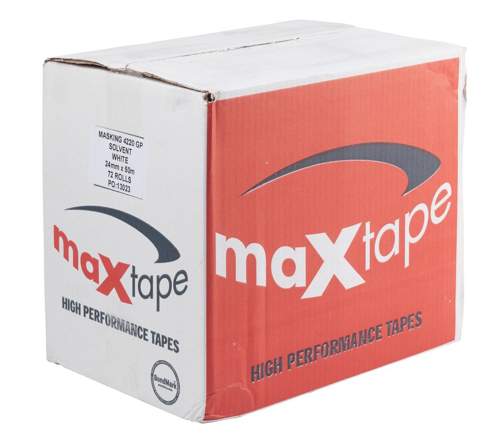 SwiftpakATM24GP MAXTAPE General Purpose Masking Tape, 25mm x 50m, Pack of 72