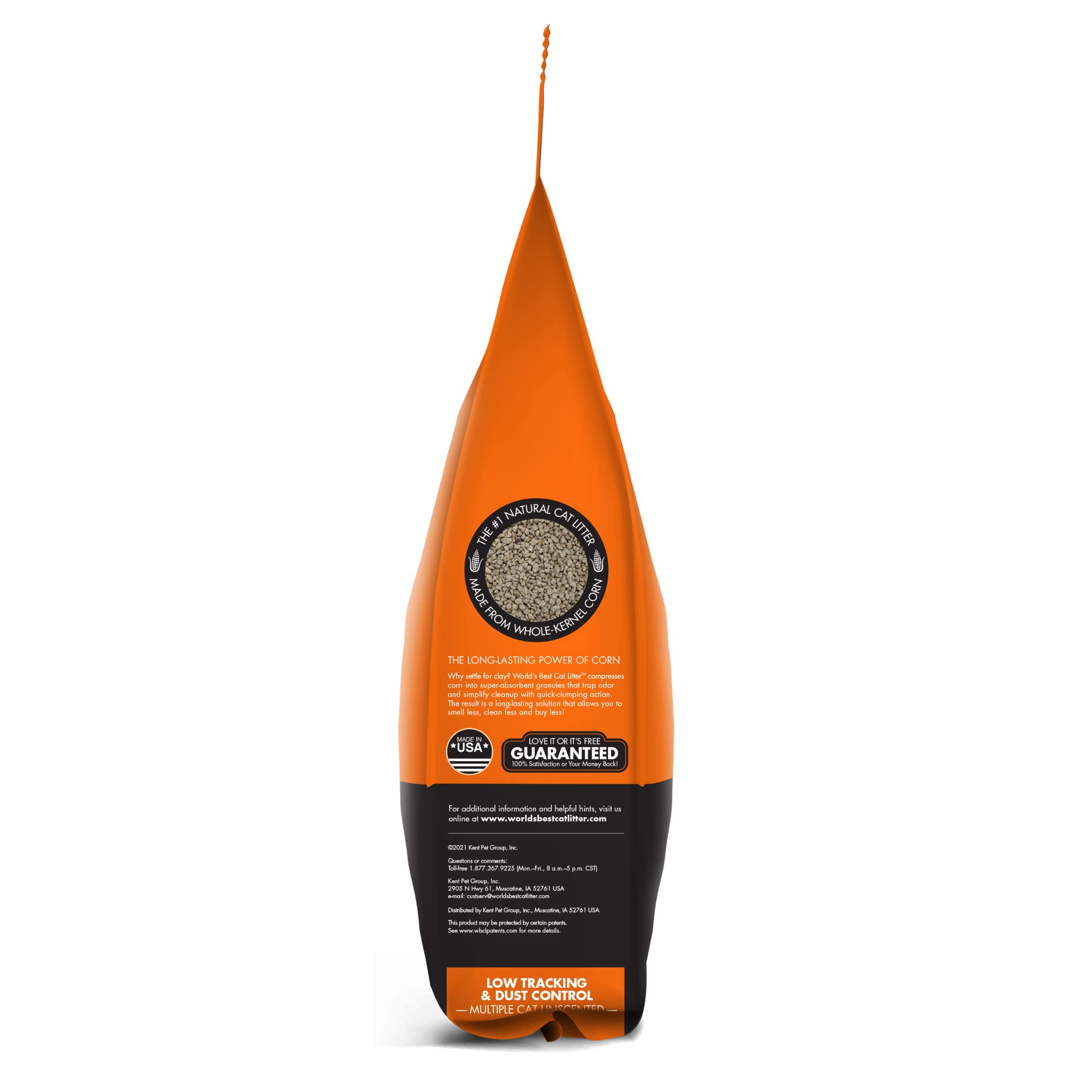 WORLD'S BEST CAT LITTER Low Tracking & Dust Control Multiple Cat Unscented 32-Pounds