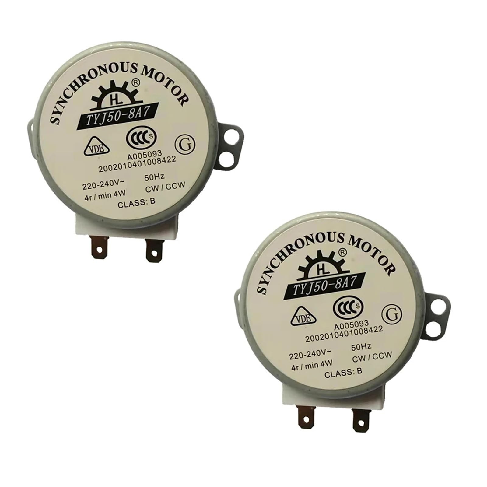 Moteur synchrone AC 220-240V pour réparer le plateau du micro-ondes