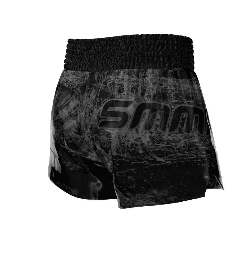 SMMASH MMA Shorts Herren Kurz Sporthose Thaibox Muay Thai Hose Boxhose Trainingsshorts Atmungsaktiv Elastisch Abriebfest