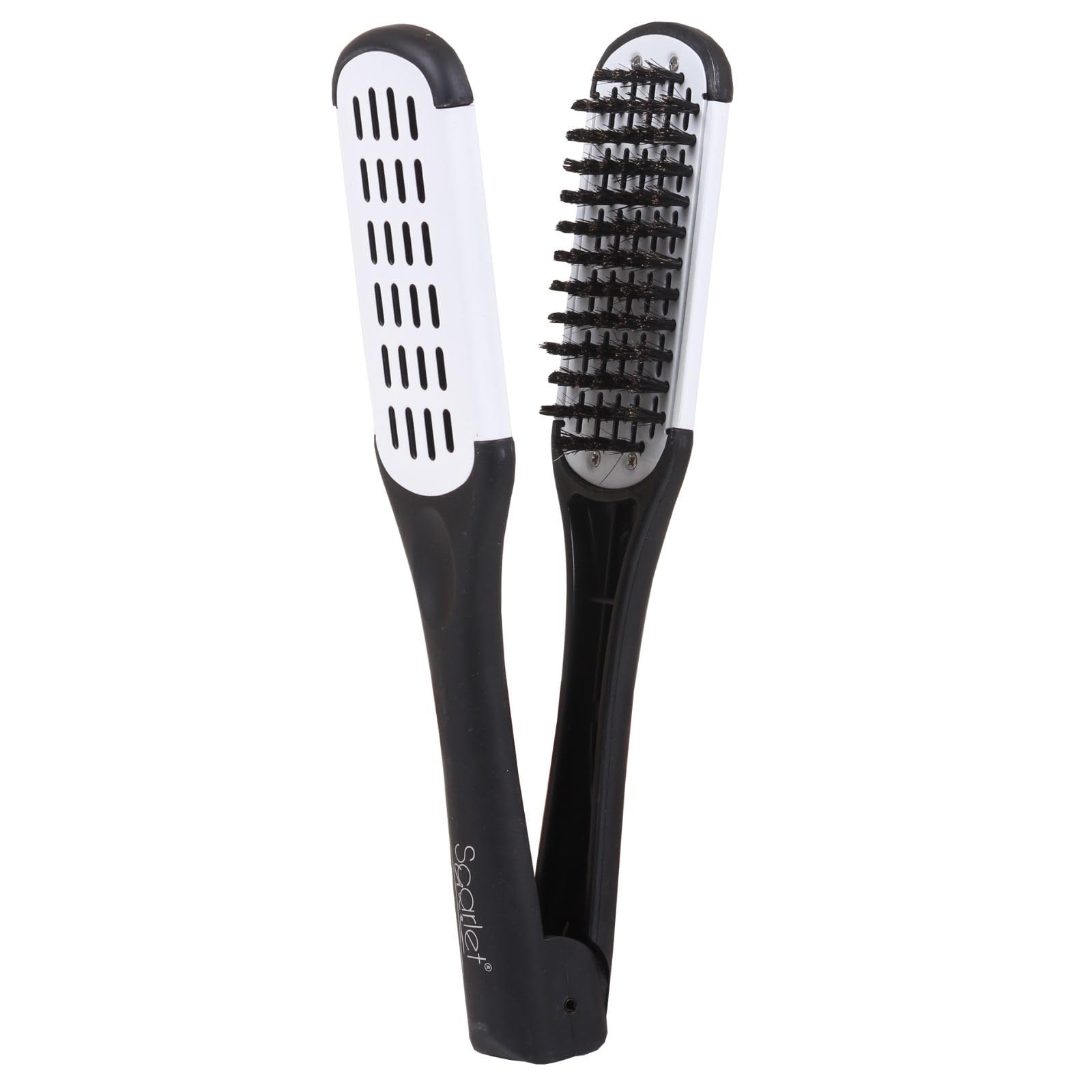 Scarlet Line Hair Straightening Comb, V-Shape Comb, Nylon for Clear Fluffy Hair More Beautiful Making Hair Healthier Create Exquisite Hair Style for Women and Men-image-27