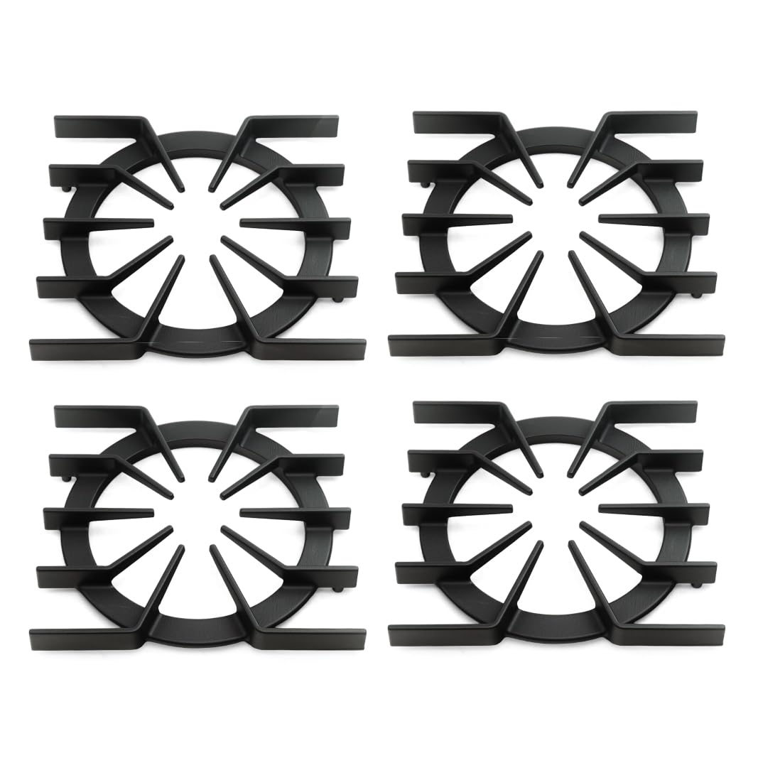 upgraded pa060037 pa060024 spider grate replacement parts for viking range parts burner grate, cast iron cooking grate for viking stove top parts range grate vdsc305 vgic305 vgic365 (4 pack)