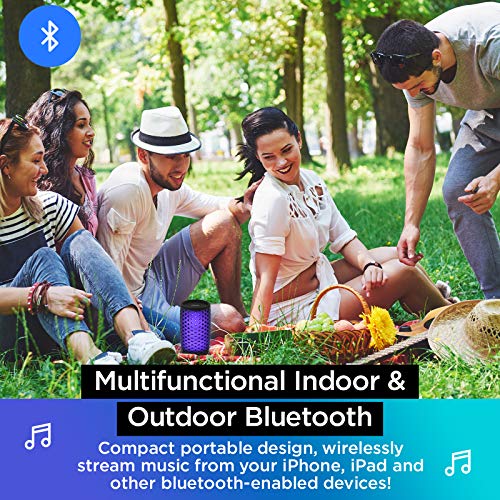 Ihome Ibt78 Smart Bluetooth Speaker - With Alexa Built-In And Color Changing Led Lights - Perfect Portable Audio Device For Parties, Outdoors, And Other Events #TOP1