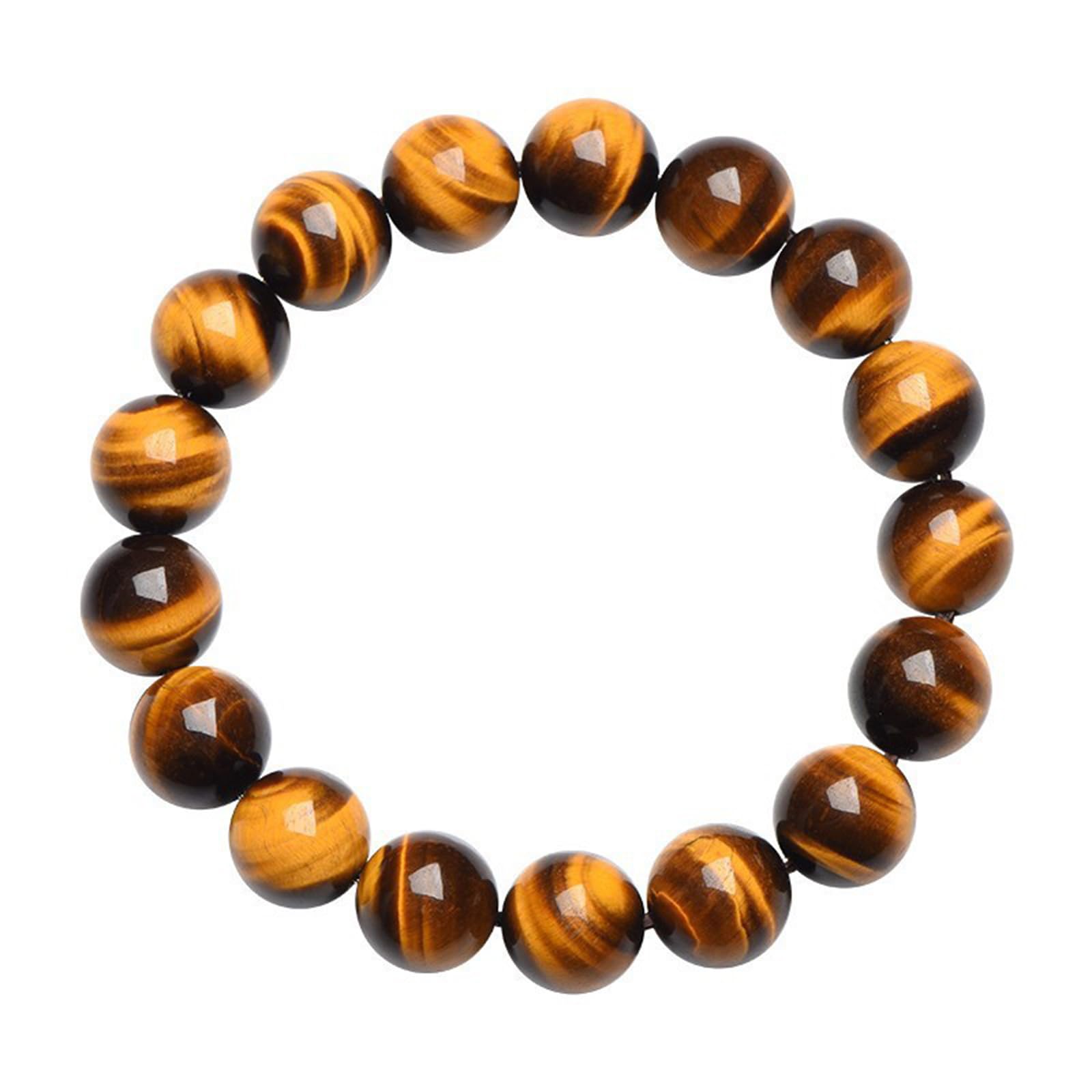 1pc Braccialetto con Pietra preziosa Elasticizzata Naturale Perline guarigione Cristallo energia Chakra del Quarzo Gioielli Donna Regalo di Compleanno Unisex,8mm