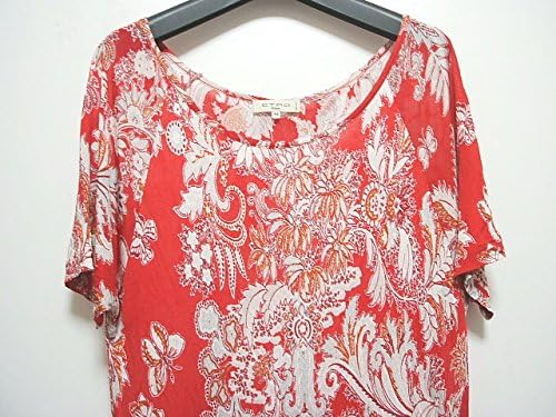 Amazon Co Jp エトロ Etro ワンピース レディース レッド 白 オレンジ 中古 服 ファッション小物