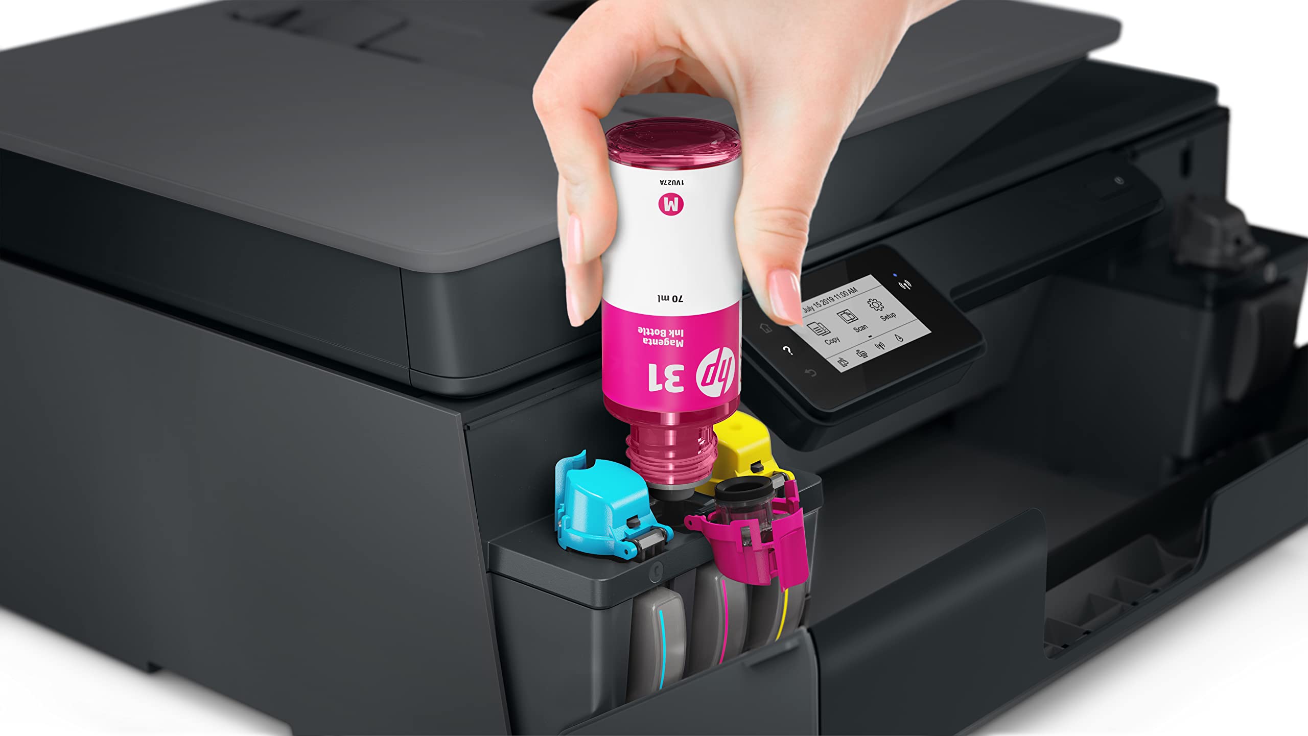 HP Smart Tank Plus 570 Imprimante tout en un Jet d'encre couleur 3 ans d'encre inclus A4 Wifi