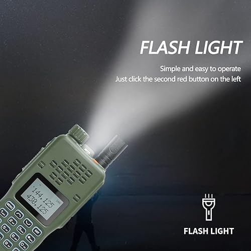 Miniatura 7 de BAOFENG AR-152 - Radio de jamón de grado militar de 10 vatios, radio bidireccional de doble banda, UHF VHF, walkie talkies de largo alcance, incluye