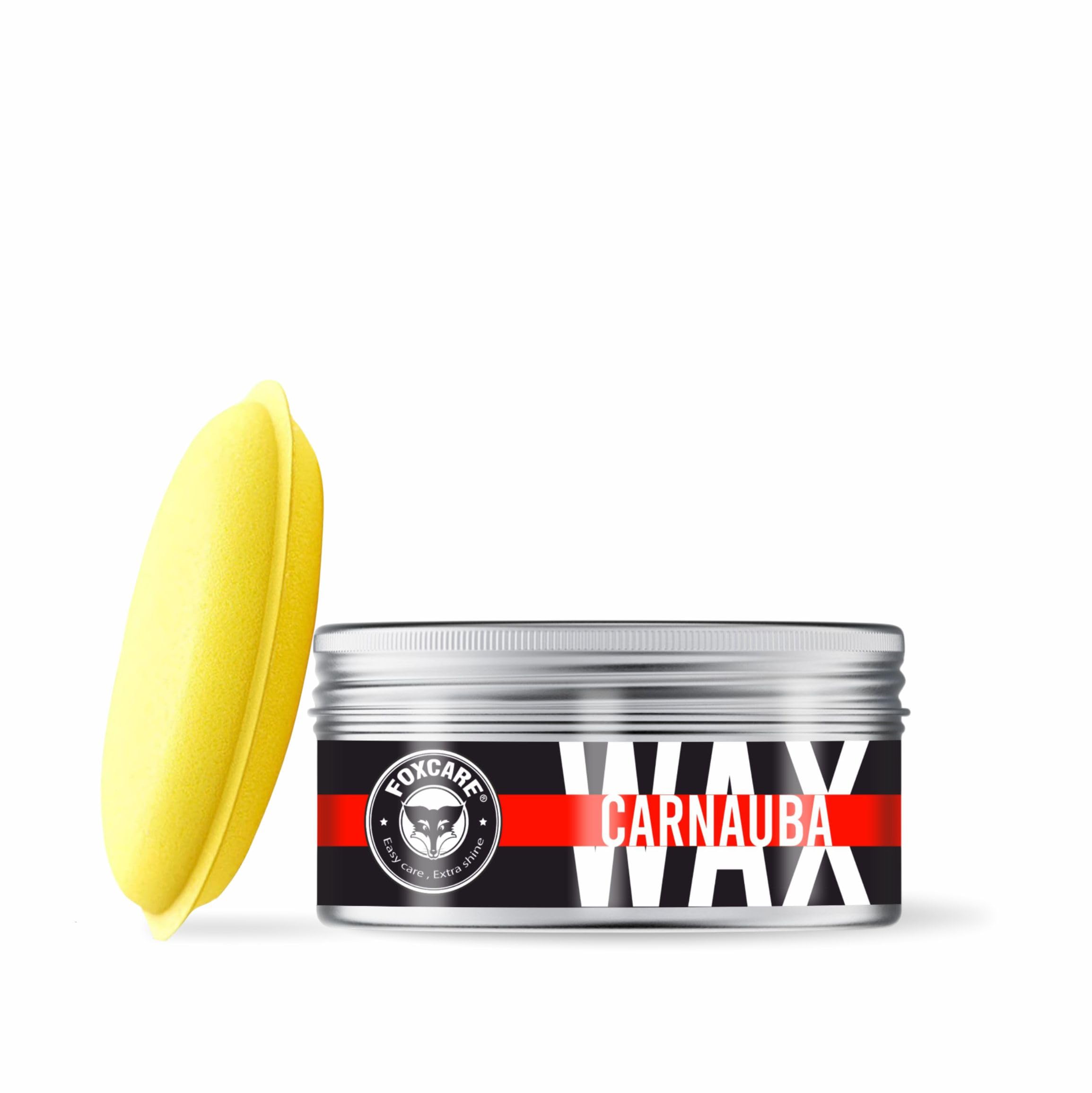 Foxcare Carnauba Hard Wax for Cars & Bikes | 180g Paste Wax