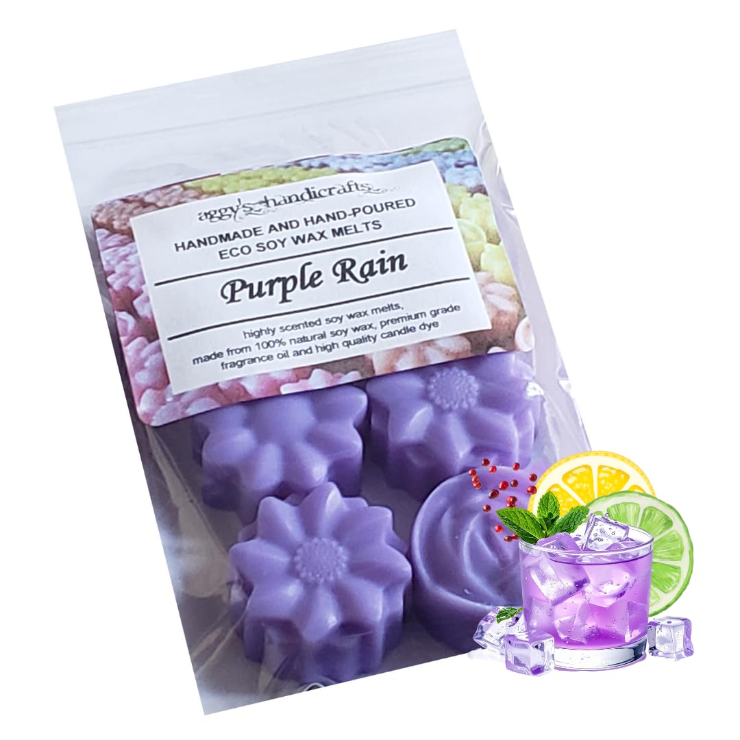 Handmade Highly Scented Soy Wax Melts (Purple Rain) — image 1