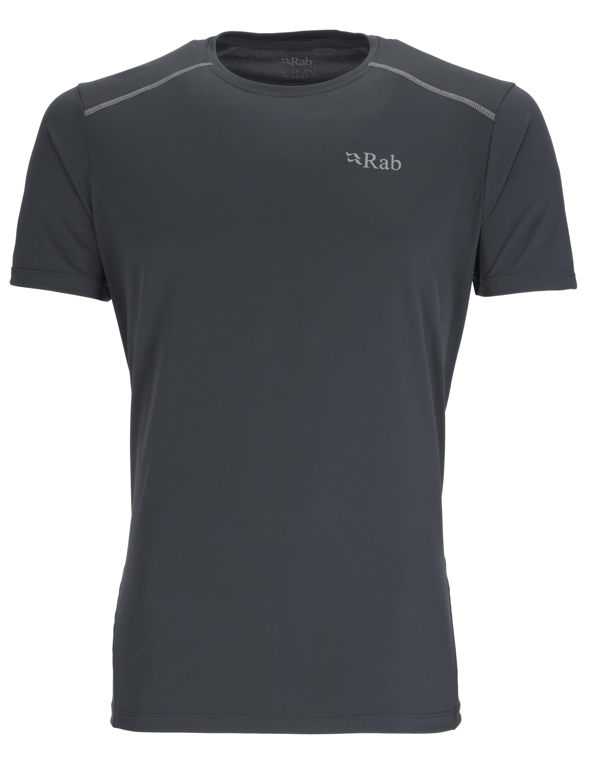 Rab Men's Force Tee Lightweight T-Shirt for Trekking, Climbing, & Trail Running - Beluga - Medium