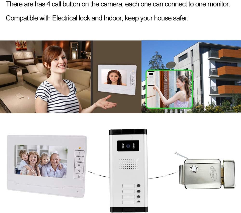 Image showing a person using the OBO HANDS indoor monitor to view the outdoor camera feed