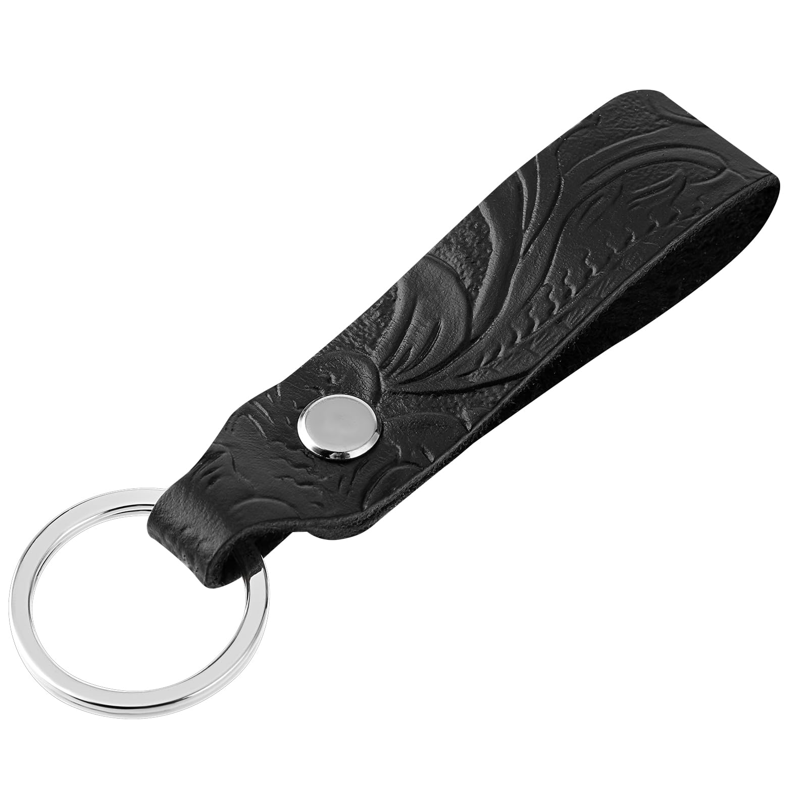 simarro Mens leather car keychain Leather Car Keychain