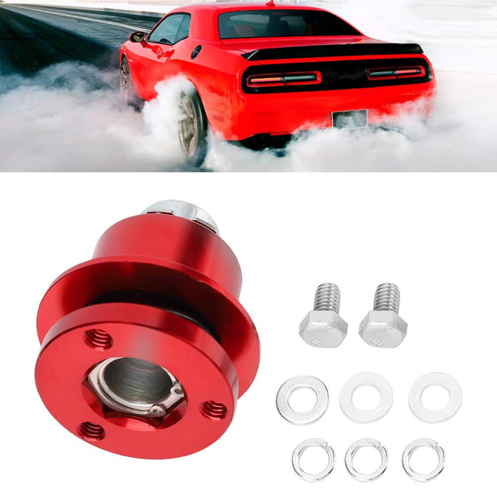 Bediffer Kit Adattatore per Volante a 360° a Sgancio Rapido per la Maggior Parte dei Volanti Aftermarket a 3 Fori Adatto per 310-101 per gli Appassionati di Auto Costruzione in Alluminio di Alta