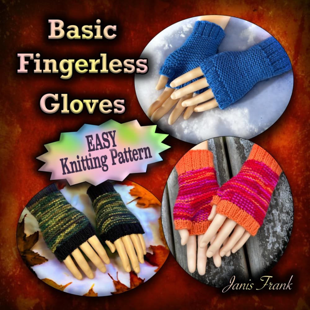 Basic Fingerless Gloves: Knit Flat with 2 Needles