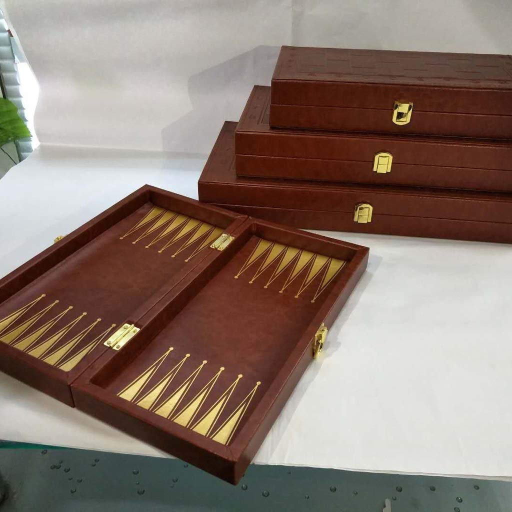 Juego de Madera, Plegable, Estrategia Lujo, Viaje, for Principiantes, Niños Adultos(13.4inch)