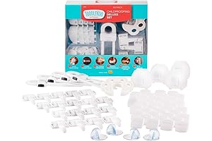 Toddleroo by North States Childproofing Deluxe Set: 65-Piece Babyproofing Kit for Enhanced Child Safety