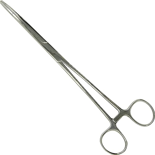 Miniatura 18 de Pinzas de bloqueo multiusos de hemostático Pean rectas y curvas con dientes serrados, de acero inoxidable - Hemostáticos para enfermeras, fórceps
