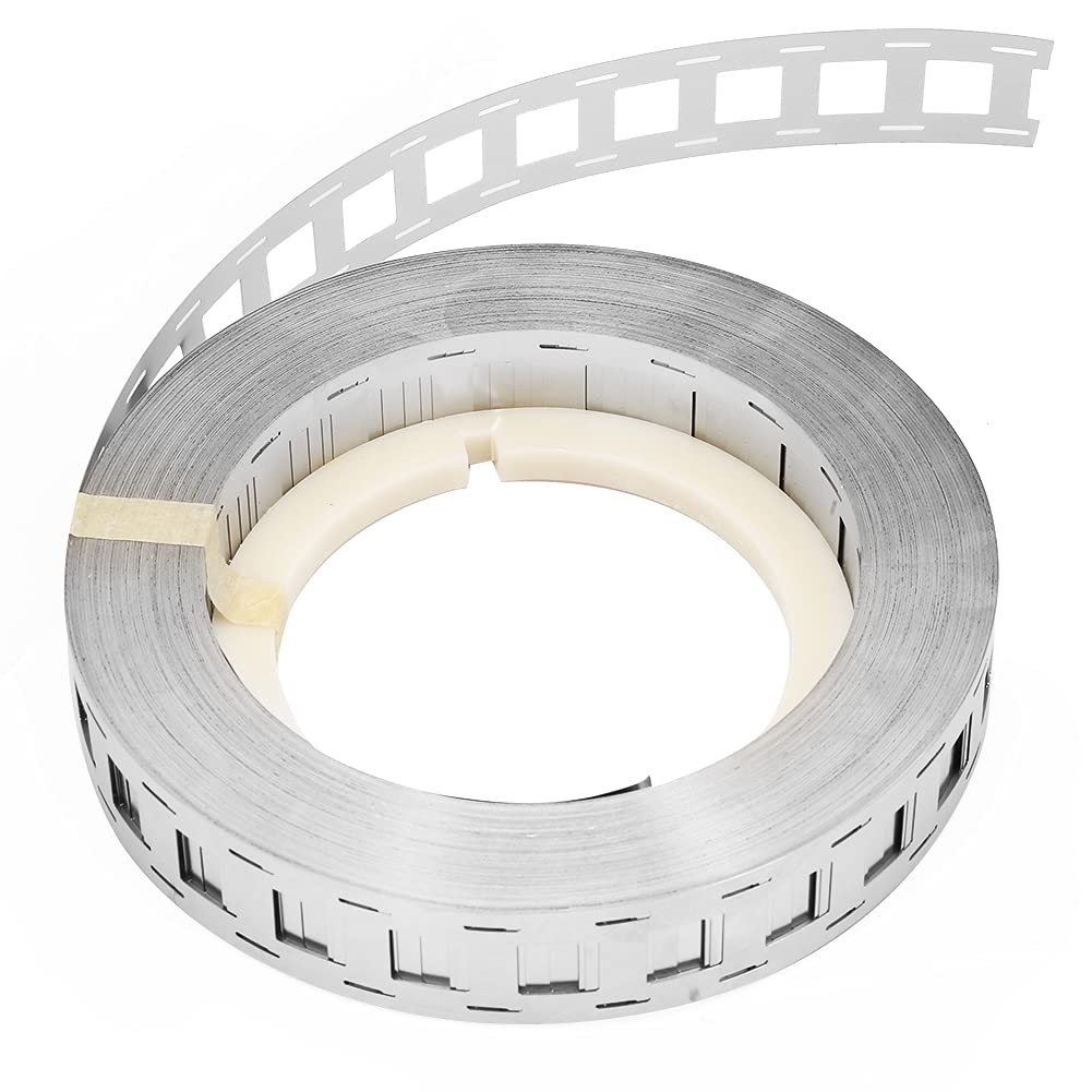 Striscia di nichel puro, striscia di nichel per batteria a doppia linea da 1000 g Cintura in acciaio nichelato con batteria al litio 18650(25.5 * 18.5mm)